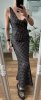 Lekka Sukienka Maxi Dots Retro Brown